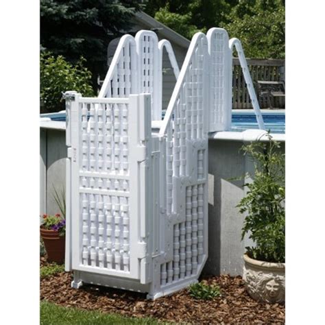 Above ground pool ladder with safety gate for Sale in Homestead, FL