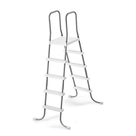 Intex DoubleSided Steel Pool Ladder for 52Inch Above Ground Pools
