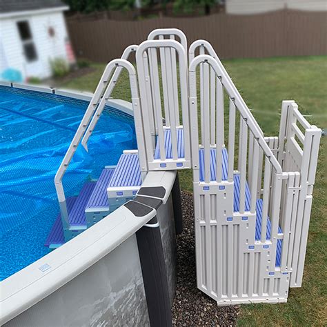 Confer Above Ground Pool Double Entry System in 2020 Above ground