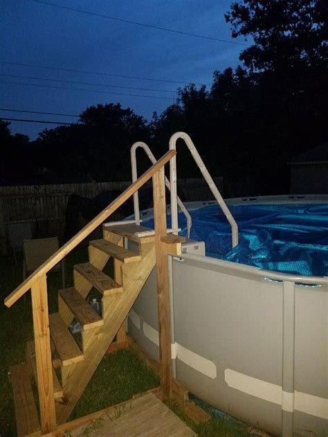 Custom Inground Pool Steps made of Concrete, Steel, or Polymer