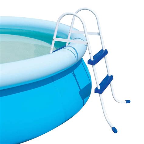 Blue Inflatable Pool With Steps HighRes Stock Photo Getty Images