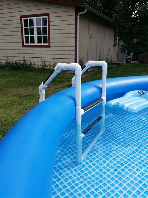 021217 Pool ladder made from 32 mm PVC pipes.jpg Trouble Free Pool