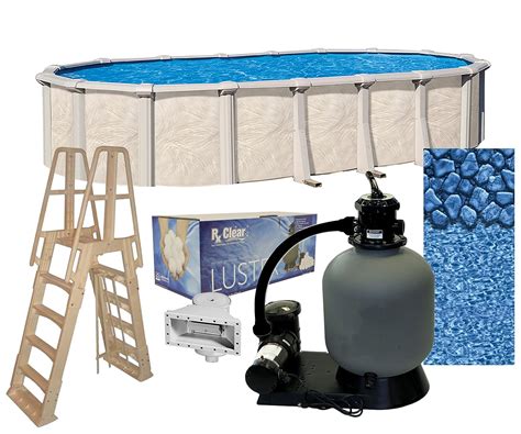 4656 Inch Confer Above Ground Swimming Pool InPool Ladder Deluxe Pool